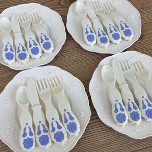 Little Tikes Vintage Victorian Table Setting Plates & Utensils